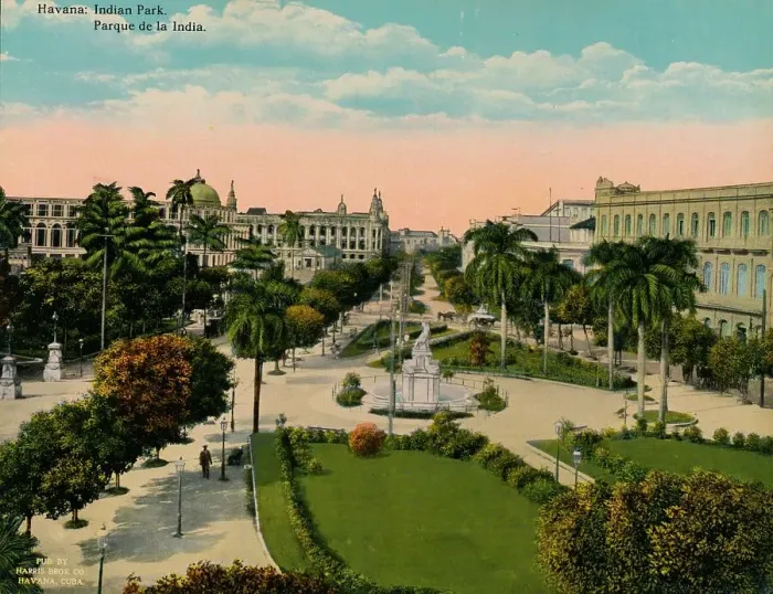 Framed Print : Parque de la India, Havana, Cuba, c1920 Framed Print : Parque de la India, Havana, Cuba, c1920