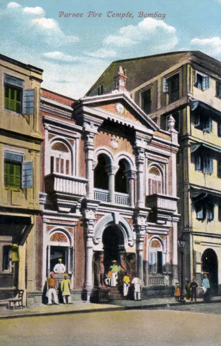 Framed Print : Parsee Fire Temple, Bombay, India, early 20th century Framed Print : Parsee Fire Temple, Bombay, India, early 20th century