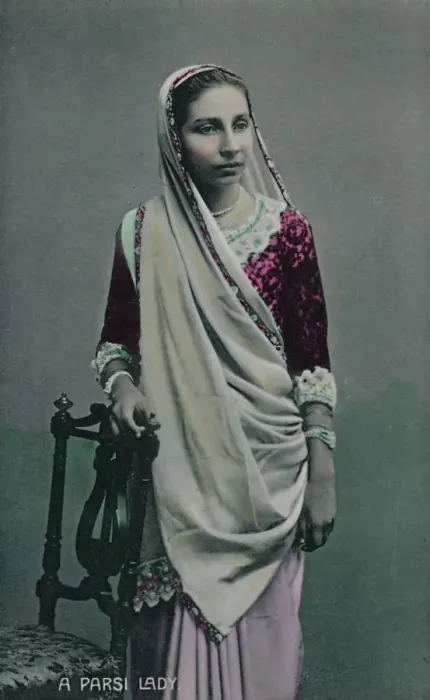 Framed Print : A Parsi Lady, c1930s. Creator: Unknown Framed Print : A Parsi Lady, c1930s. Creator: Unknown