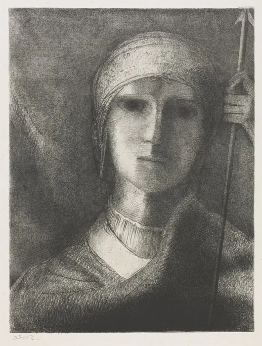 Framed Print : Parsifal, 1892. Creator: Odilon Redon (French, 1840-1916); Becquet (French) Framed Print : Parsifal, 1892. Creator: Odilon Redon (French, 1840-1916); Becquet (French)