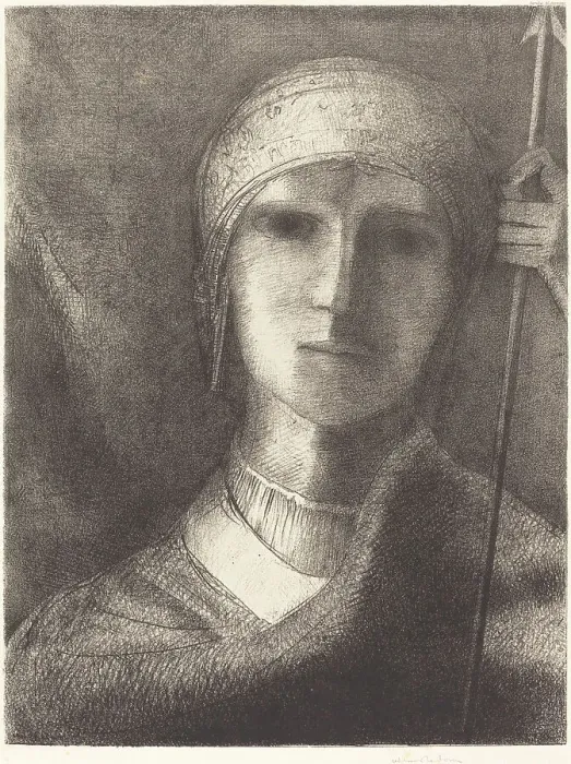 Framed Print : Parsifal, 1892. Creator: Redon, Odilon (1840-1916) Framed Print : Parsifal, 1892. Creator: Redon, Odilon (1840-1916)