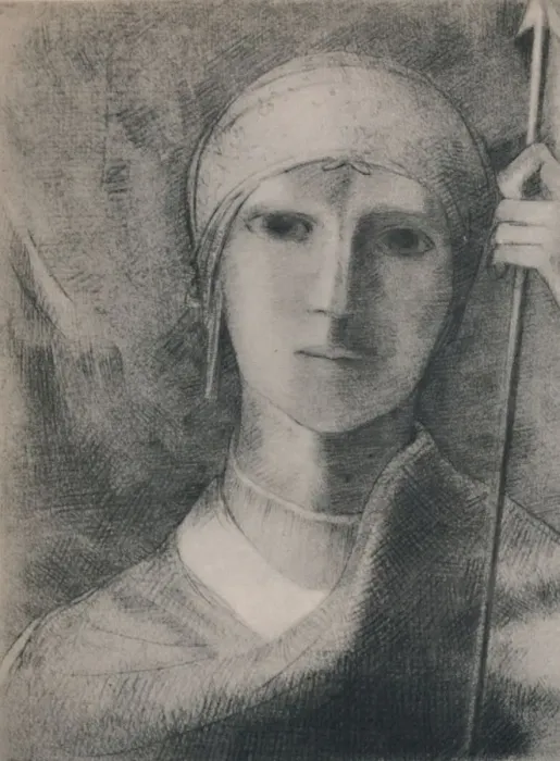 Framed Print : Parsifal, c. 1891, (1946). Artist: Odilon Redon Framed Print : Parsifal, c. 1891, (1946). Artist: Odilon Redon