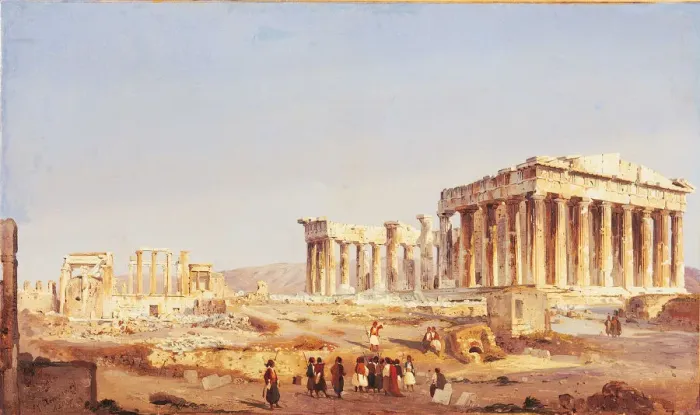 Framed Print : The Parthenon, 1843 Framed Print : The Parthenon, 1843
