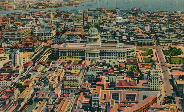 Framed Print : Partial Airview of the City, Havana, Cuba, c1910 Framed Print : Partial Airview of the City, Havana, Cuba, c1910