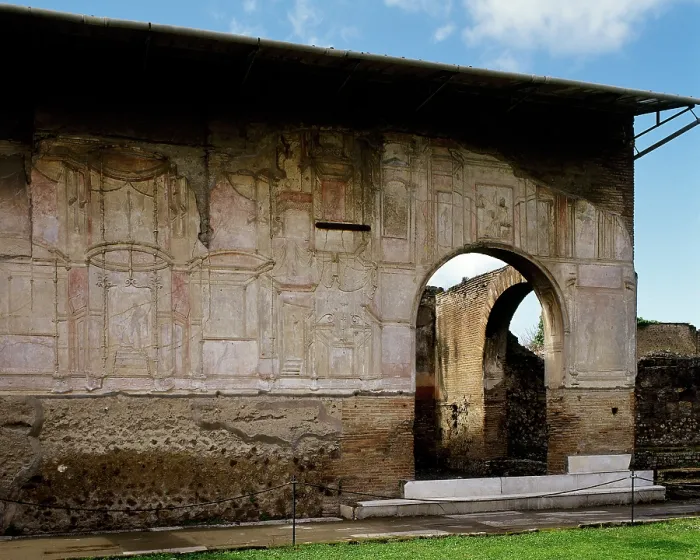 Framed Print : Partial view of the rooms, Terme Stabiane, Pompeii, Italy, 3rd century BC, (2002). Creator: LTL Framed Print : Partial view of the rooms, Terme Stabiane, Pompeii, Italy, 3rd century BC, (2002). Creator: LTL