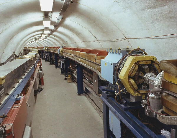 Particle accelerator tunnel, Cern, Geneva, 20th century