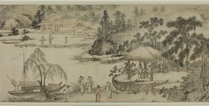 Framed Print : Parting at the Eastern Capital, Ming dynasty (1369-1644), 15th century. Creator: Yao Shou Framed Print : Parting at the Eastern Capital, Ming dynasty (1369-1644), 15th century. Creator: Yao Shou