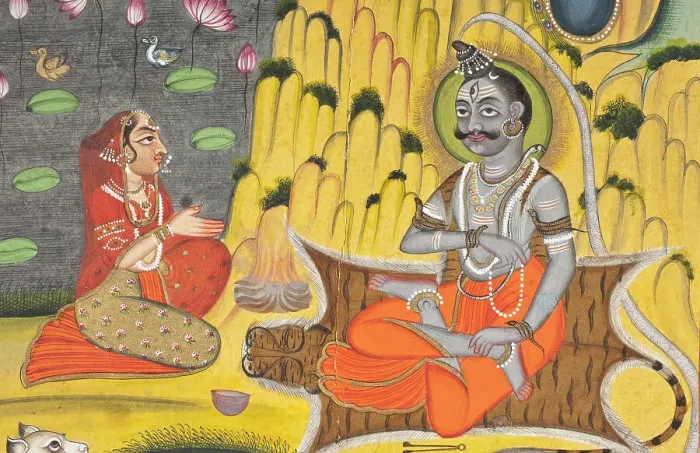 Framed Print : Parvati Worshipping Shiva (image 3 of 3), between 1750 and 1800. Creator: Unknown Framed Print : Parvati Worshipping Shiva (image 3 of 3), between 1750 and 1800. Creator: Unknown