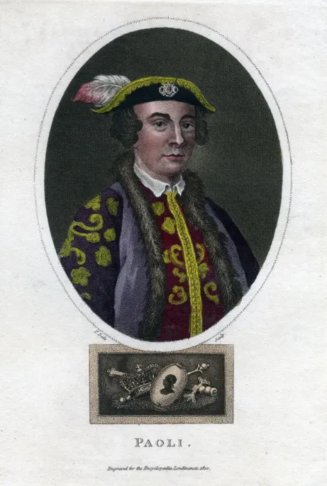 Framed Print : Pascal Paoli, 18th century Corsican general and patriot, (1820). Artist: Thomas Dale Framed Print : Pascal Paoli, 18th century Corsican general and patriot, (1820). Artist: Thomas Dale