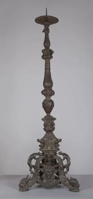 Framed Print : Paschal Candlestick, c. 1525-1550. Creator: Unknown