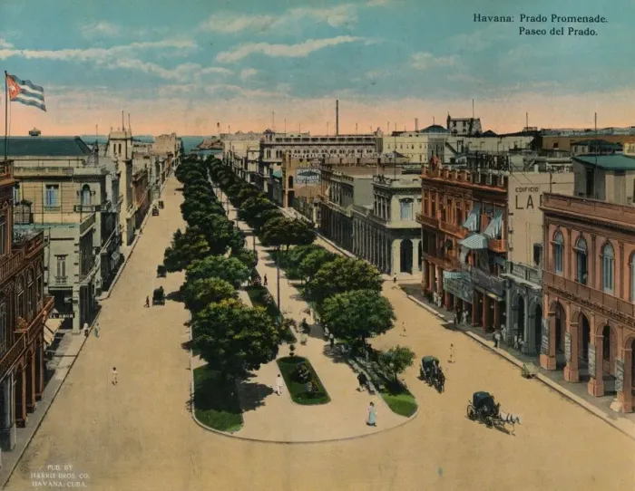 Framed Print : Paseo del Prado, Havana, Cuba, c1920 Framed Print : Paseo del Prado, Havana, Cuba, c1920