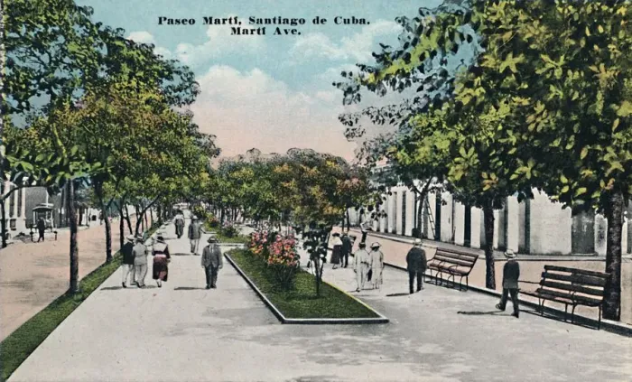 Framed Print : Paseo Marti, Santiago de Cuba, c1910. Creator: Unknown Framed Print : Paseo Marti, Santiago de Cuba, c1910. Creator: Unknown