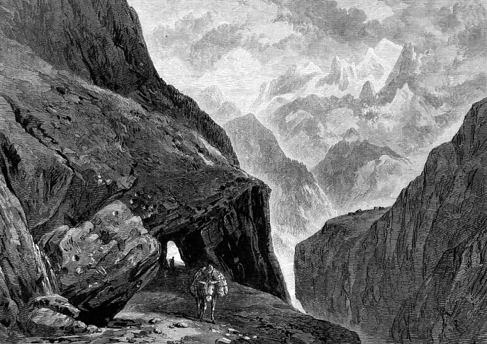 Framed Print : The Pass of St. Gothard, from Turner's Liber Studiorum, 1880. Creator: Unknown Framed Print : The Pass of St. Gothard, from Turner's Liber Studiorum, 1880. Creator: Unknown