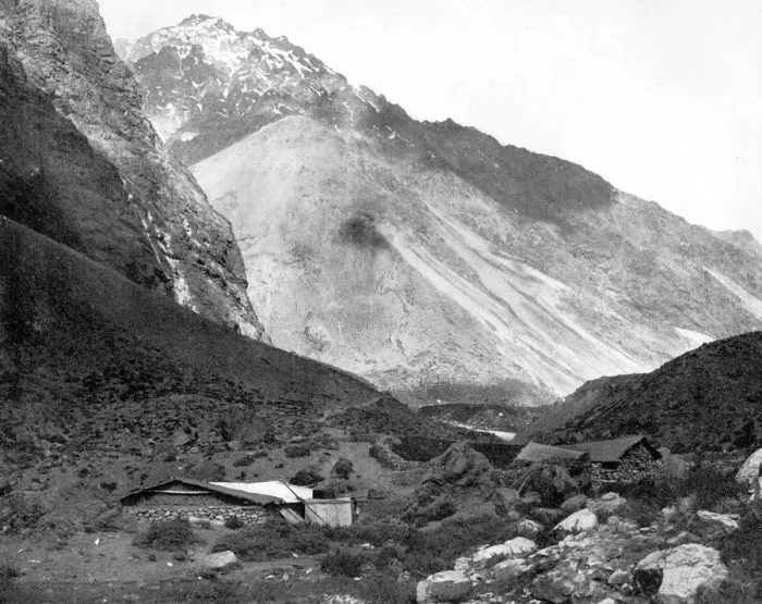 Framed Print : Pass of Uspallata, Andes Mountains, South America, 1893. Artist: John L Stoddard Framed Print : Pass of Uspallata, Andes Mountains, South America, 1893. Artist: John L Stoddard