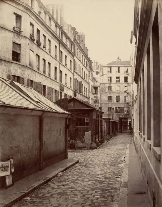 Framed Print : Passage des Deux-Soeurs de la rue Lafayette, c. 1867. Creator: Charles Marville Framed Print : Passage des Deux-Soeurs de la rue Lafayette, c. 1867. Creator: Charles Marville