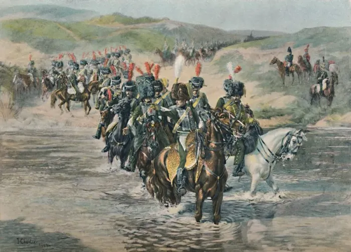 Framed Print : The Passage of the Ford, 1896 Framed Print : The Passage of the Ford, 1896