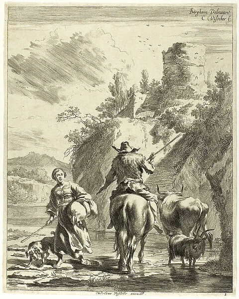 The Passage of the River, n.d. Creator: Cornelis de Visscher