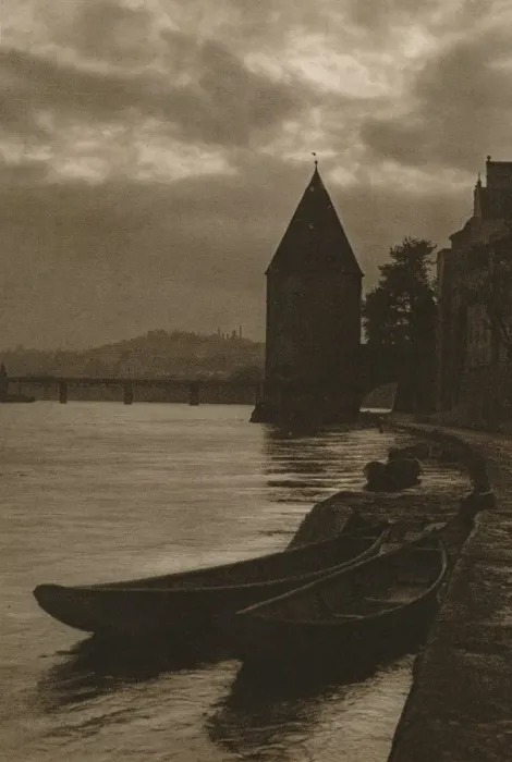 Framed Print : At Passau, 1931. Artist: Kurt Hielscher Framed Print : At Passau, 1931. Artist: Kurt Hielscher