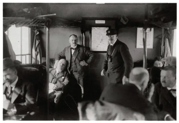 Framed Print : Passenger compartment of a Zeppelin, Lake Constance, Germany, c1909-1933 (1933) Framed Print : Passenger compartment of a Zeppelin, Lake Constance, Germany, c1909-1933 (1933)