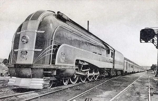 Passenger train, Pullman of the Pacific Union, America, 20th century