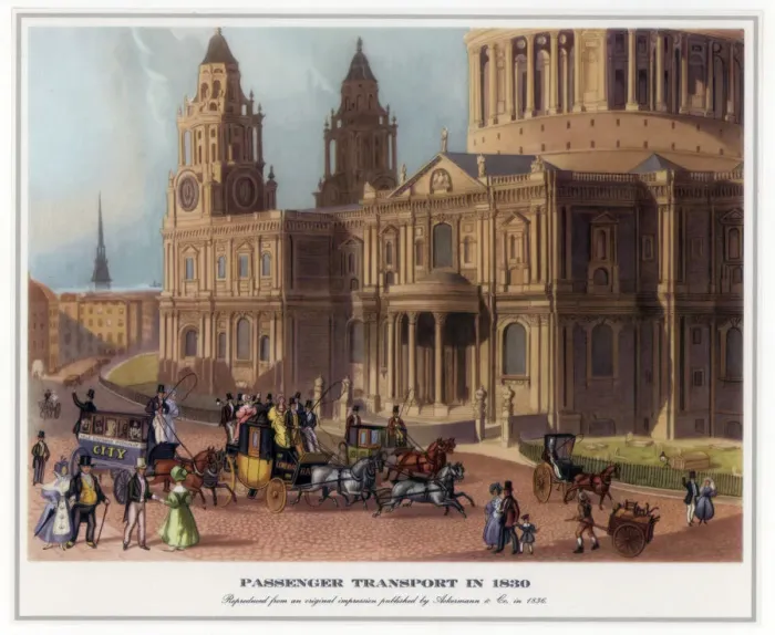 Framed Print : Passenger Transport in 1830, (1836) Framed Print : Passenger Transport in 1830, (1836)
