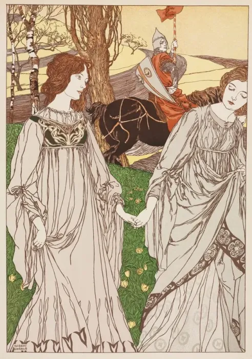 Framed Print : The Passer-By (Le Passant), 1897. Creator: Robert Engels (British, 1855-1926) Framed Print : The Passer-By (Le Passant), 1897. Creator: Robert Engels (British, 1855-1926)