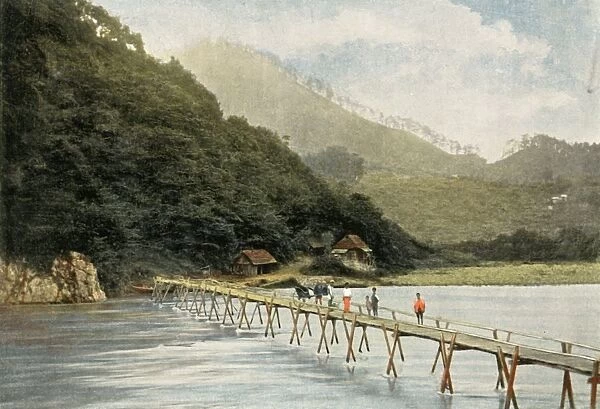 Passerelle Sur La Riviere D Arakawa, (Footbridge over the Arakawa River), 1900