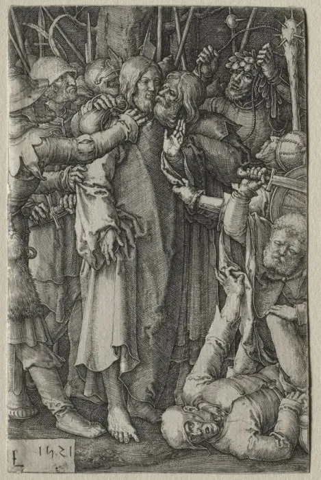 Framed Print : The Passion: The Capture of Jesus, 1521. Creator: Lucas van Leyden (Dutch, 1494-1533) Framed Print : The Passion: The Capture of Jesus, 1521. Creator: Lucas van Leyden (Dutch, 1494-1533)