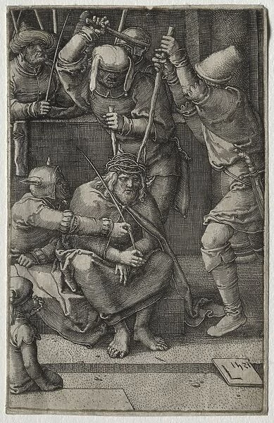 The Passion: Christ Crowned with Thorns, 1521. Creator: Lucas van Leyden (Dutch, 1494-1533)