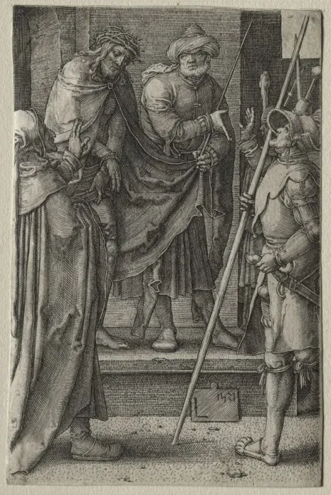 Framed Print : The Passion: Christ Presented to the People, 1521. Creator: Lucas van Leyden (Dutch, 1494-1533) Framed Print : The Passion: Christ Presented to the People, 1521. Creator: Lucas van Leyden (Dutch, 1494-1533)