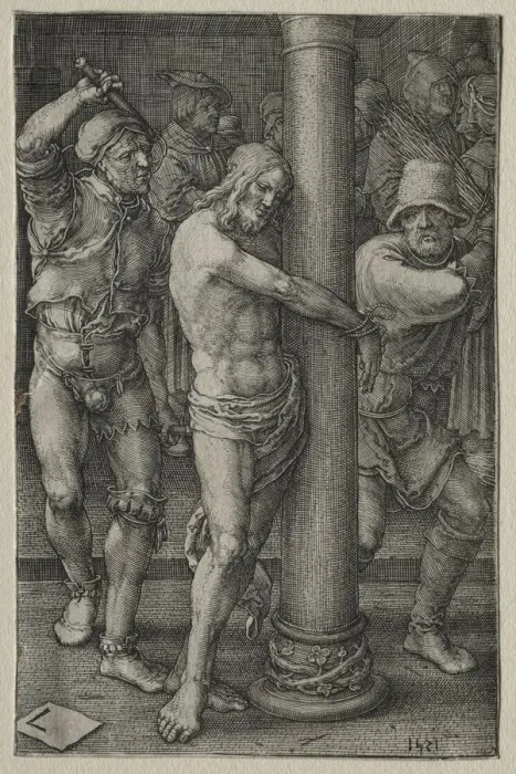 Framed Print : The Passion: The Flagellation, 1521. Creator: Lucas van Leyden (Dutch, 1494-1533) Framed Print : The Passion: The Flagellation, 1521. Creator: Lucas van Leyden (Dutch, 1494-1533)