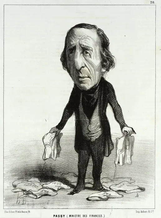 Framed Print : Passy (Ministre des Finances), 1849. Creator: Honore Daumier Framed Print : Passy (Ministre des Finances), 1849. Creator: Honore Daumier