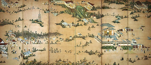 Pastimes and Pleasures in the Eastern Hills of Kyoto, between 1615 and 1624. Creator: Anon