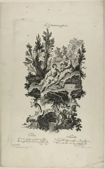 Framed Print : Pastoral Contentment, n.d. Creator: Johann Lorenz Rugendas I Framed Print : Pastoral Contentment, n.d. Creator: Johann Lorenz Rugendas I