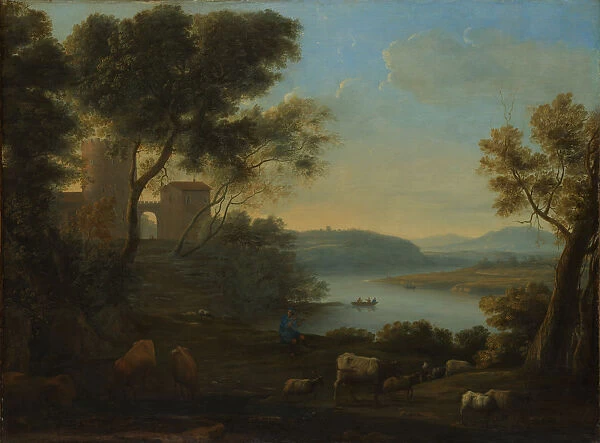 Pastoral Landscape: The Roman Campagna, ca. 1639. Creator: Claude Lorrain