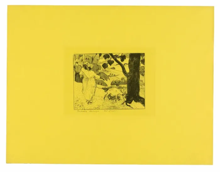 Framed Print : Pastorales Martinique (Martinique Pastorals), from the Volpini Suite, 1889 Framed Print : Pastorales Martinique (Martinique Pastorals), from the Volpini Suite, 1889