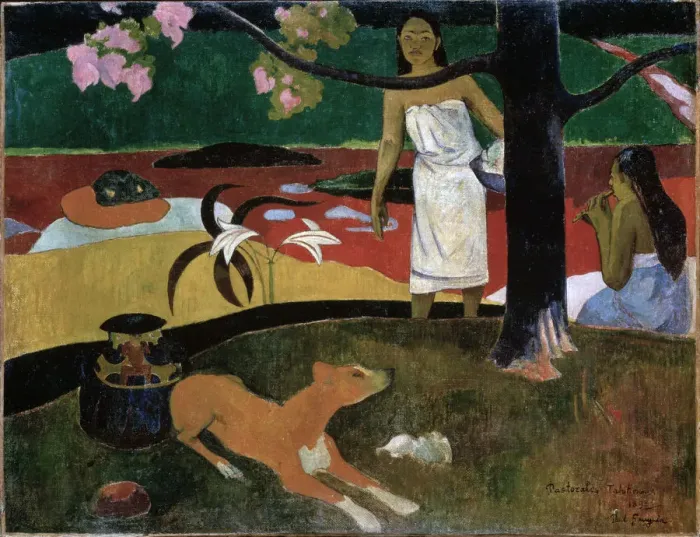 Framed Print : Pastorales Tahitiennes, 1892. Artist: Paul Gauguin Framed Print : Pastorales Tahitiennes, 1892. Artist: Paul Gauguin