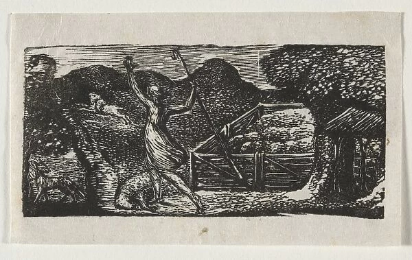 The Pastorals of Virgil, Eclogue I: The Shepherd chases away a wolf, 1821. Creator