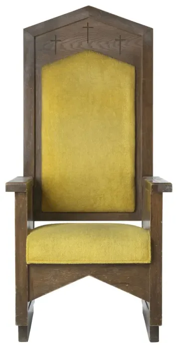 Framed Print : Pastors chair from the First African Methodist Episcopal Church of Los Angeles, ca. 1969 Framed Print : Pastors chair from the First African Methodist Episcopal Church of Los Angeles, ca. 1969