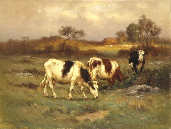 The Pasture Lot, 1907. Creator: Carleton Wiggins