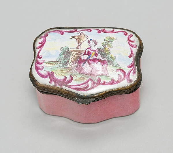 Patch Box, Bilston, c. 1785  /  1800. Creator: Unknown