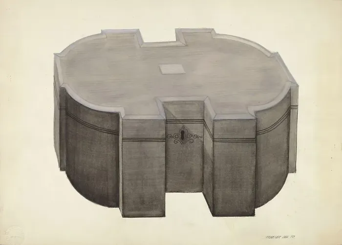Framed Print : Patch Box, c. 1941. Creator: George B. Meyer Framed Print : Patch Box, c. 1941. Creator: George B. Meyer