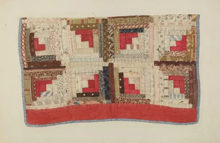 Framed Print : Patchwork Bedspread, 1935 / 1942. Creator: Mina Greene Framed Print : Patchwork Bedspread, 1935 / 1942. Creator: Mina Greene