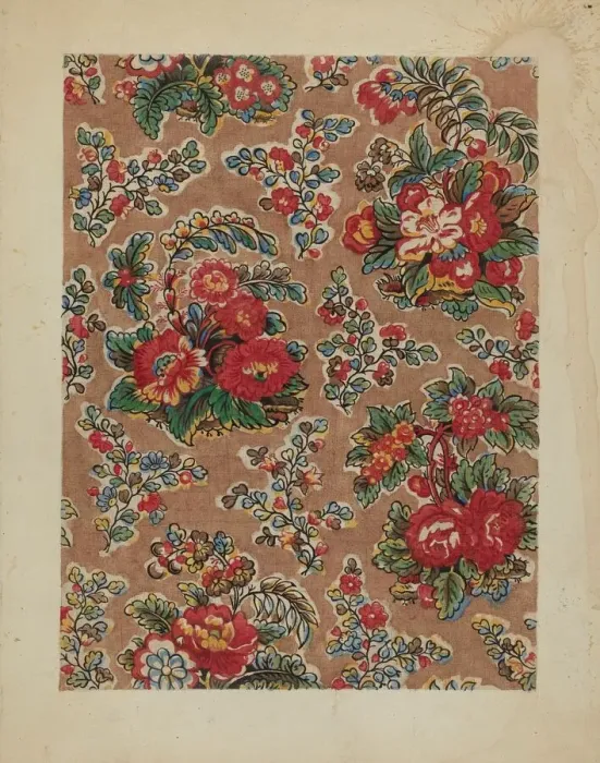 Framed Print : Patchwork Bedspread, c. 1936. Creator: Frances Lichten Framed Print : Patchwork Bedspread, c. 1936. Creator: Frances Lichten