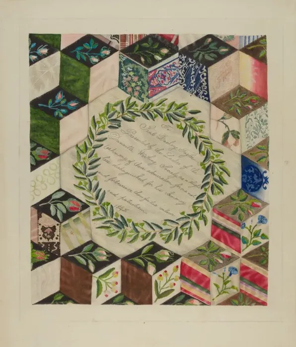 Framed Print : Patchwork Quilt, 1935 / 1942. Creator: Ray Price Framed Print : Patchwork Quilt, 1935 / 1942. Creator: Ray Price