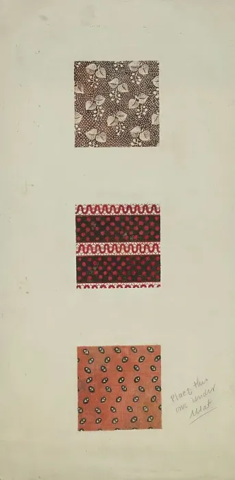 Framed Print : Patchwork from Spread (Quilt), c. 1939. Creator: Inez McCombs Framed Print : Patchwork from Spread (Quilt), c. 1939. Creator: Inez McCombs