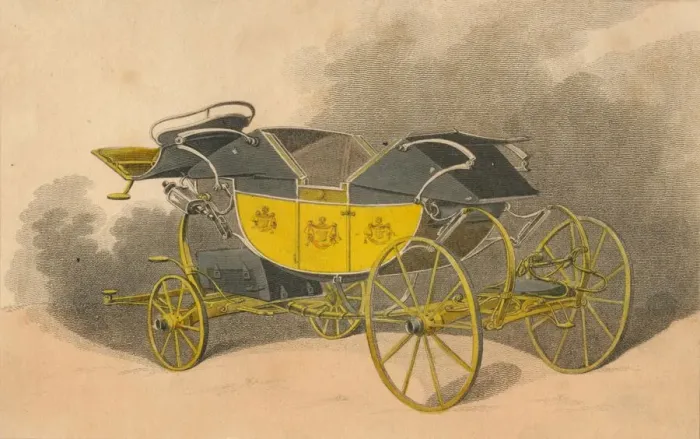 Framed Print : Patent Landau, 1809. Creator: Unknown Framed Print : Patent Landau, 1809. Creator: Unknown