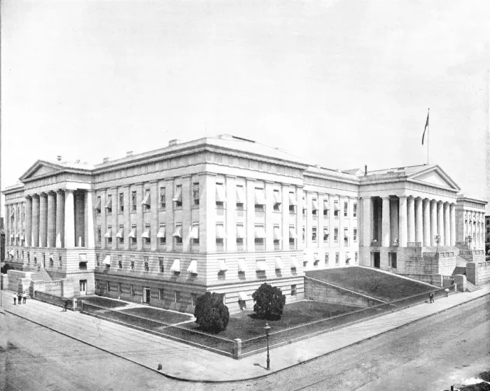 Framed Print : Patent Office, Washington DC, USA, c1900. Creator: Unknown Framed Print : Patent Office, Washington DC, USA, c1900. Creator: Unknown