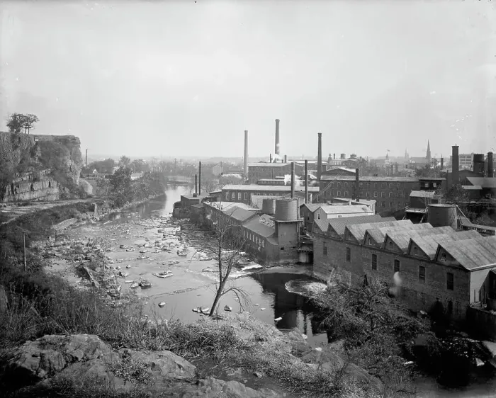 Framed Print : Paterson, N.J. from Water Works Park, between 1900 and 1906. Creator: Unknown Framed Print : Paterson, N.J. from Water Works Park, between 1900 and 1906. Creator: Unknown