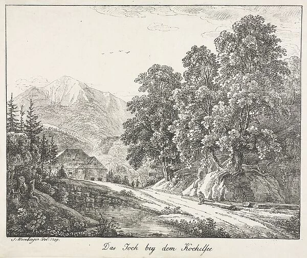 The Path by the Kochelsee, 1809. Creator: Simon Warnberger (German, 1769-1847)